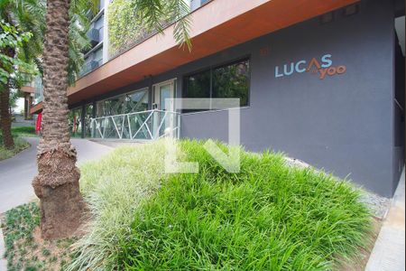 Studio para alugar com 27m², 1 quarto e 1 vagaFachada e Portaria