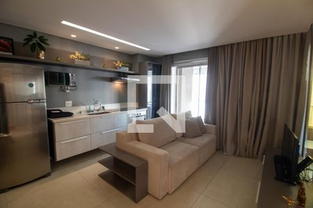 Sala - Studio de kitnet/studio à venda com 1 quarto, 52m² em Brooklin Paulista, São Paulo