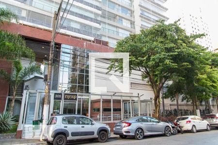 Studio à venda com 52m², 1 quarto e 1 vagaFachada e portaria