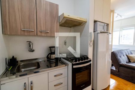 Studio à venda com 23m², 1 quarto e sem vagaCozinha