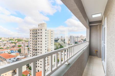 Varanda da Sala de apartamento à venda com 1 quarto, 64m² em Jardim Aeroporto, São Paulo