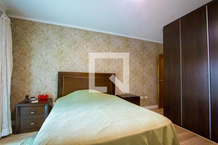 Quarto 1 - Suíte de casa à venda com 3 quartos, 230m² em Vila Scarpelli, Santo André