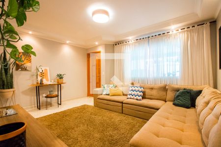 Sala de casa à venda com 3 quartos, 230m² em Vila Scarpelli, Santo André