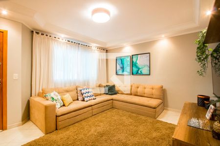 Sala de casa à venda com 3 quartos, 230m² em Vila Scarpelli, Santo André