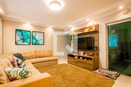 Sala de casa à venda com 3 quartos, 230m² em Vila Scarpelli, Santo André