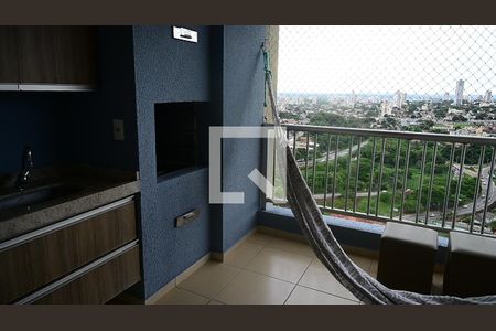 Varanda da Sala de apartamento para alugar com 2 quartos, 64m² em Setor Leste Universitário, Goiânia