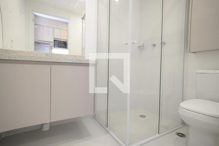 Banheiro de kitnet/studio para alugar com 1 quarto, 26m² em Ipiranga, São Paulo