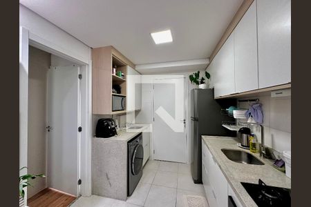 Cozinha de apartamento para alugar com 1 quarto, 26m² em Jardim Mirante, São Paulo