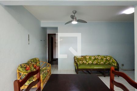 Sala de apartamento para alugar com 1 quarto, 40m² em Maracanã, Praia Grande
