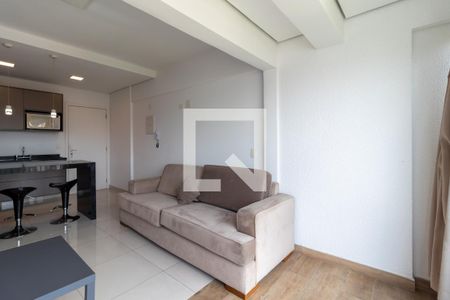 Varanda da Sala de apartamento para alugar com 1 quarto, 52m² em Santana, São Paulo