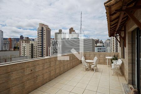 Varanda da Sala de apartamento para alugar com 1 quarto, 80m² em Lourdes, Belo Horizonte