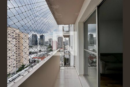 Sacada  de apartamento à venda com 2 quartos, 72m² em Santo Amaro, São Paulo