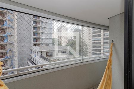 Varanda da Sala de apartamento para alugar com 1 quarto, 37m² em Cidade Monções, São Paulo