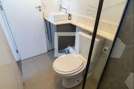 Apartamento à venda com 33m², 1 quarto e sem vaga Apartamento à venda com 33m², 1 quarto e sem vagaBanheiro da Suíte