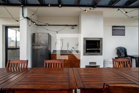 Apartamento à venda com 33m², 1 quarto e sem vaga Apartamento à venda com 33m², 1 quarto e sem vagaÁrea comum - Churrasqueira