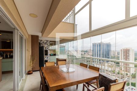 Varanda da Sala de apartamento para alugar com 3 quartos, 167m² em Parque Industrial Tomas Edson, São Paulo