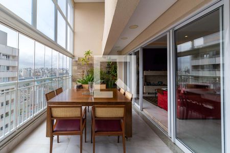 Varanda da Sala de apartamento para alugar com 3 quartos, 167m² em Parque Industrial Tomas Edson, São Paulo
