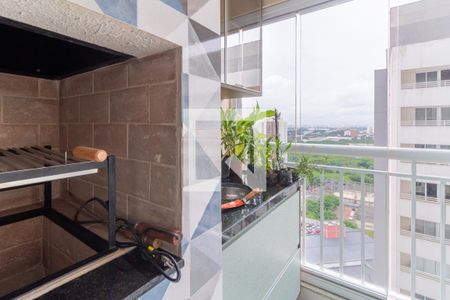 Varanda da Sala - Churrasqueira de apartamento para alugar com 3 quartos, 167m² em Parque Industrial Tomas Edson, São Paulo