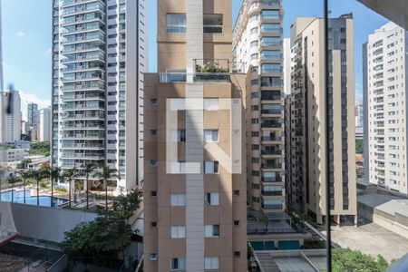 Vista Sala de apartamento para alugar com 3 quartos, 89m² em Vila Olímpia, São Paulo