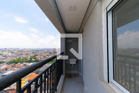 Varanda da Sala de apartamento à venda com 1 quarto, 30m² em Jardim Angela (zona Leste), São Paulo