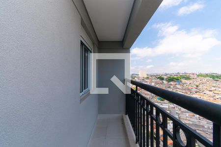 Varanda da Sala de apartamento à venda com 1 quarto, 30m² em Jardim Angela (zona Leste), São Paulo