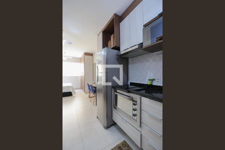 Studio à venda com 24m², 1 quarto e 1 vagaStudio - Cozinha