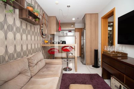 Sala de apartamento para alugar com 1 quarto, 34m² em Águas Claras, Brasília