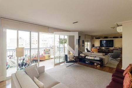 Sala de apartamento à venda com 3 quartos, 214m² em Santa Cecilia, São Paulo