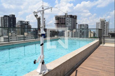 Studio para alugar com 27m², 1 quarto e sem vagaPiscina