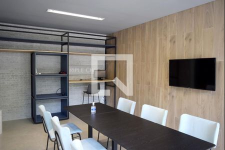 Studio para alugar com 27m², 1 quarto e sem vagaCoworking