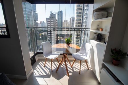 Studio à venda com 24m², 1 quarto e sem vagaVaranda