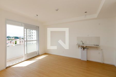 Sala/ Cozinha de apartamento para alugar com 1 quarto, 33m² em Jardim Aeroporto, São Paulo