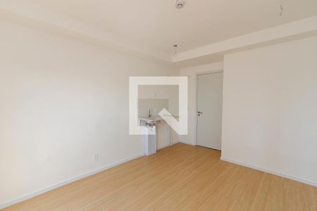 Sala/ Cozinha de apartamento para alugar com 1 quarto, 33m² em Jardim Aeroporto, São Paulo