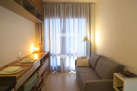 Sala de apartamento à venda com 1 quarto, 29m² em Mirandópolis, São Paulo