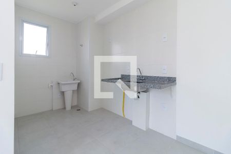 Cozinha de apartamento à venda com 2 quartos, 35m² em Santo Amaro, São Paulo