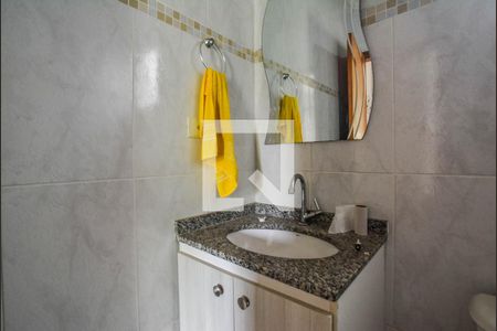Banheiro da Suíte de apartamento à venda com 2 quartos, 100m² em Vila Valparaíso, Santo André