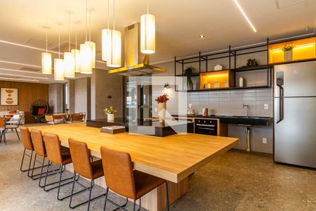 Studio para alugar com 23m², 1 quarto e sem vaga Studio para alugar com 23m², 1 quarto e sem vagaÁrea comum - Espaço Gourmet