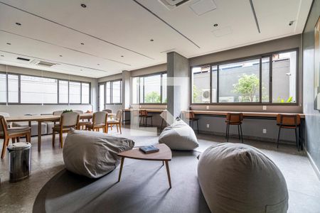 Studio para alugar com 23m², 1 quarto e sem vaga Studio para alugar com 23m², 1 quarto e sem vagaÁrea comum - Coworking