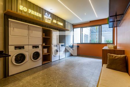 Studio para alugar com 23m², 1 quarto e sem vaga Studio para alugar com 23m², 1 quarto e sem vagaÁrea comum - Lavanderia