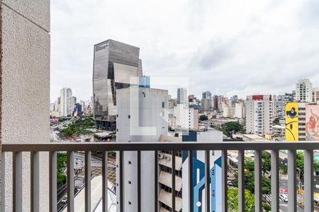 Varanda de kitnet/studio para alugar com 1 quarto, 23m² em Pinheiros, São Paulo