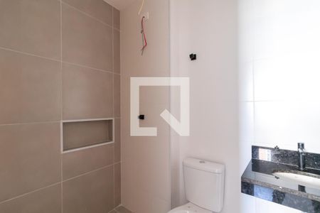 Banheiro da Suíte de apartamento à venda com 1 quarto, 24m² em Santana, São Paulo
