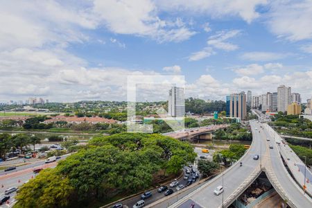 Vista da Varanda de kitnet/studio para alugar com 1 quarto, 25m² em Pinheiros, São Paulo