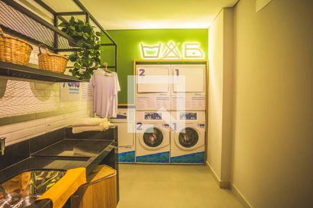 Studio para alugar com 26m², 1 quarto e sem vagaÁrea comum - Lavandeiria coletiva