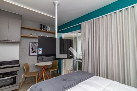 Sala / Quarto de kitnet/studio para alugar com 1 quarto, 24m² em Perdizes, São Paulo