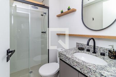 Studio para alugar com 24m², 1 quarto e sem vagaBanheiro