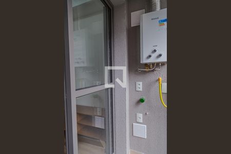 Varanda Sala/Cozinha de apartamento para alugar com 1 quarto, 29m² em Jardim Prudência, São Paulo