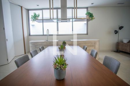 Área comum - Espaço Gourmet de kitnet/studio para alugar com 1 quarto, 26m² em Mirandópolis, São Paulo