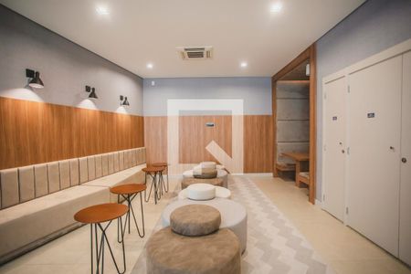 Studio para alugar com 26m², 1 quarto e sem vagaHall social