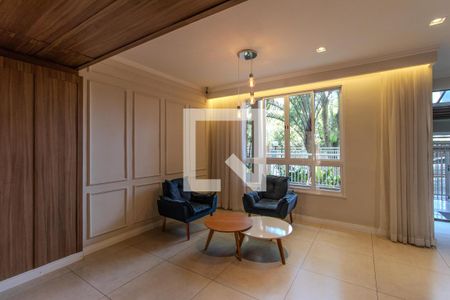 Apartamento à venda com 62m², 2 quartos e 2 vagasHall social