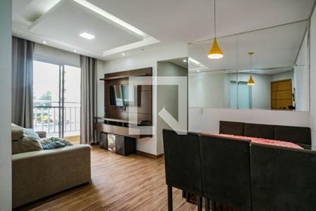Sala de apartamento para alugar com 3 quartos, 62m² em Mogi Moderno, Mogi das Cruzes